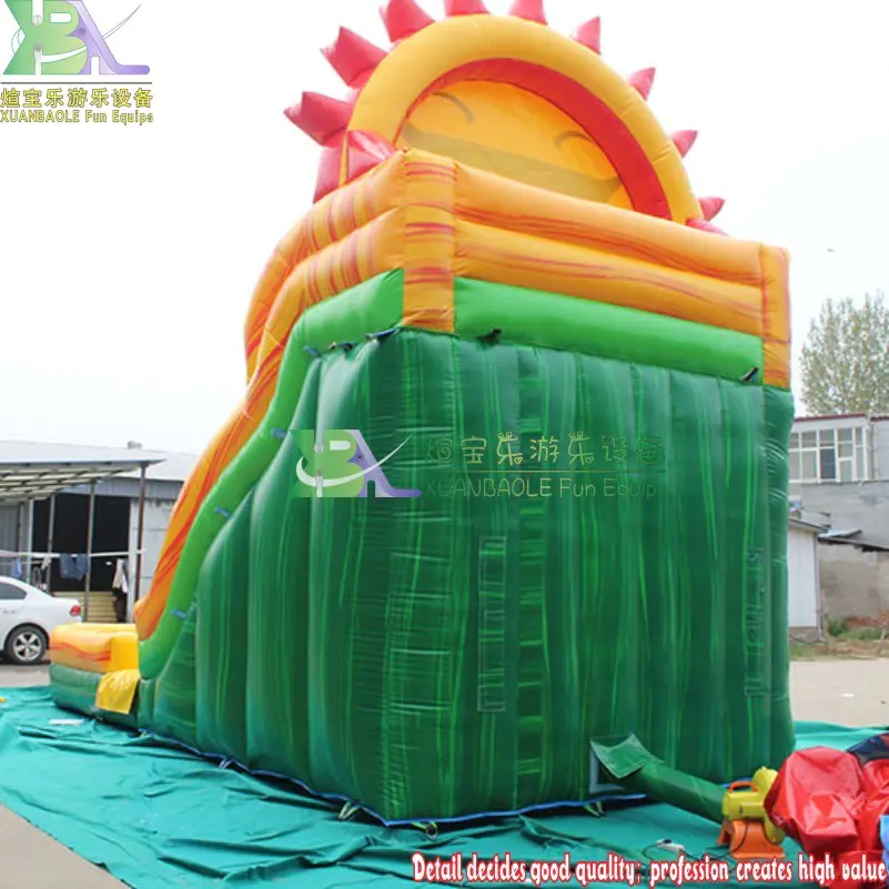 Summer Sunglasses Cool Inflatable Water Slide For Park/ Party/ Beach, Sunshine Paradise Water Slide
