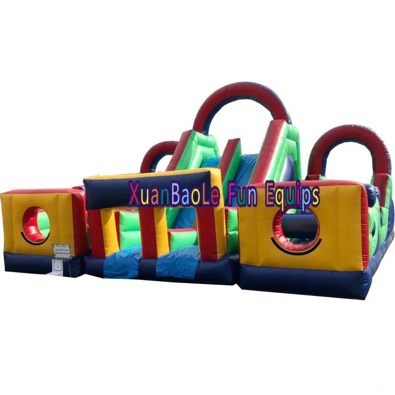Commercial Radical Inflatable Extreme Rush Obstacle Course Climbing Wall inflatable