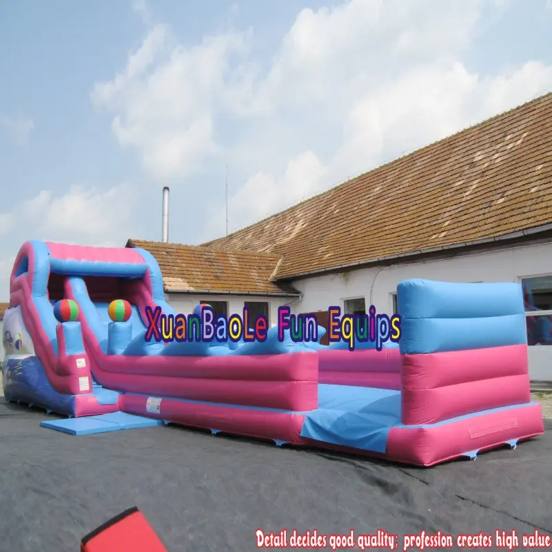 Pink&Sky Blue Toddler Bouncy Castle Water Slide, Summer Play Equipment Jumping Jumper inflatable water slip n slide