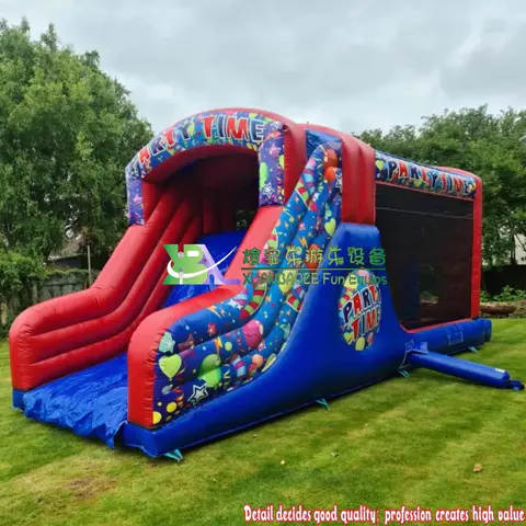 Inflatable Obstacle Course Party Jumpers Jump House With Blowers