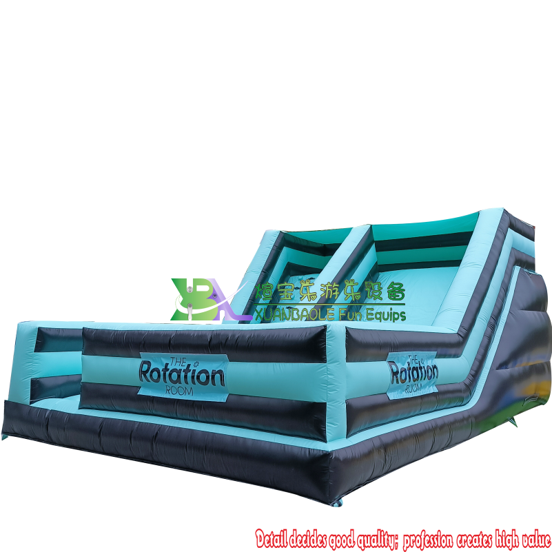 Vertical Rush Inflatable Slide With Rock Wall / Inflatable Climbing Wall With Dry Slide for Adults And Kids