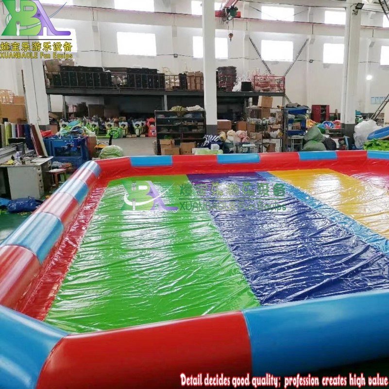 Commercial large inflatable swimming pool multi color for summer water park 10m pool