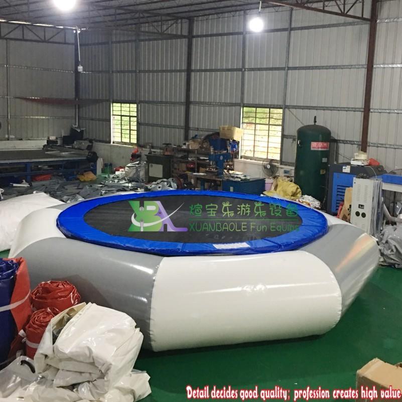 Aqua Jump Water Park Floating Large 16.67ft Children Adult Inflatable Water Trampoline
