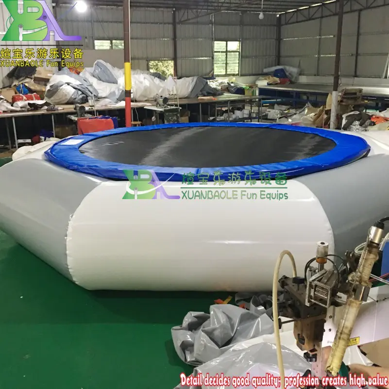 Aqua Jump Water Park Floating Large 16.67ft Children Adult Inflatable Water Trampoline