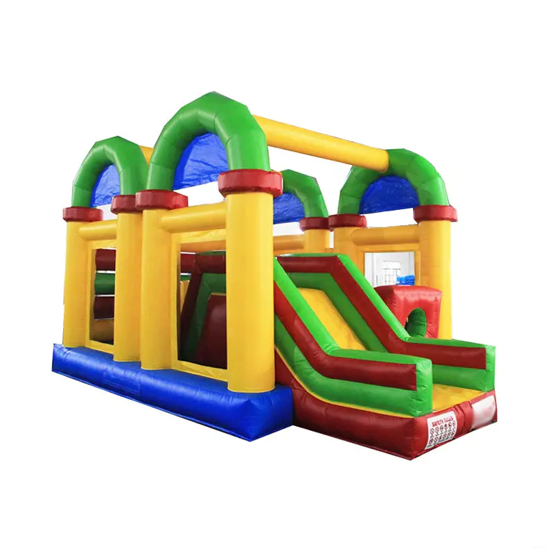 Multi play Inflatable Castle Bounce House With Slide Kids Jumping Combo