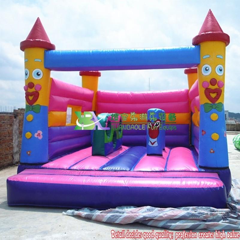 Commercial Inflatable Bounce House Clown Jumping Castle Bouncer, Happy Clown Bouncy Bounce