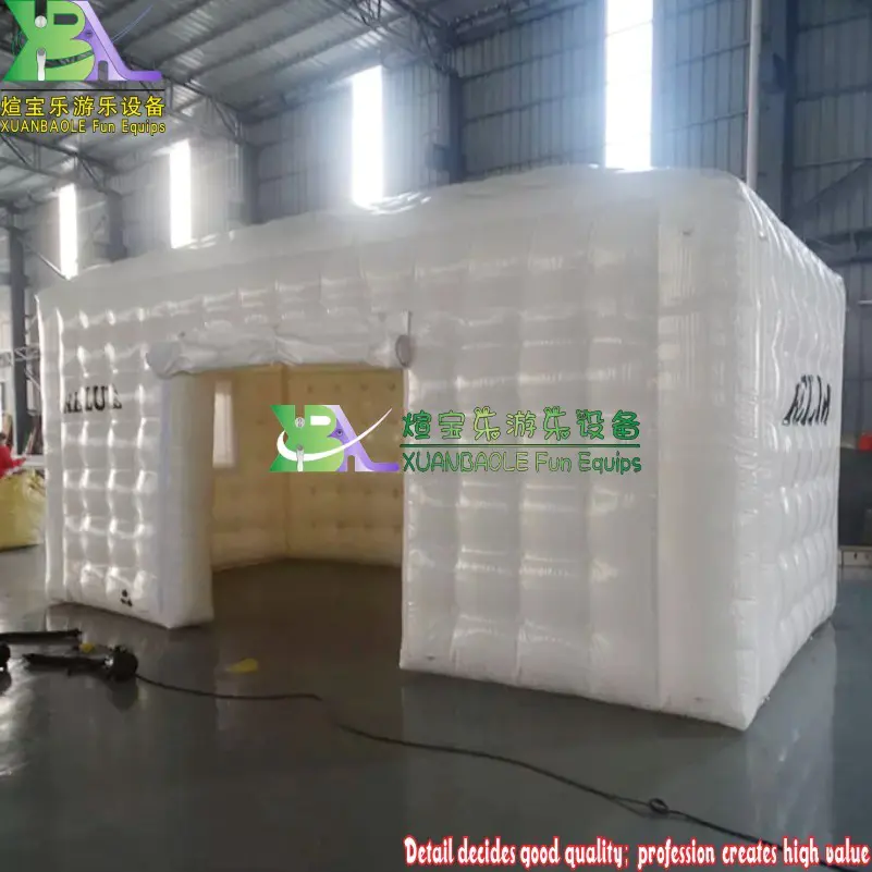 Custom Made Small Inflatable Party / Event / Wedding Outdoor Tent With LED, Airtight Tent, Marquee Giant Storage Tent