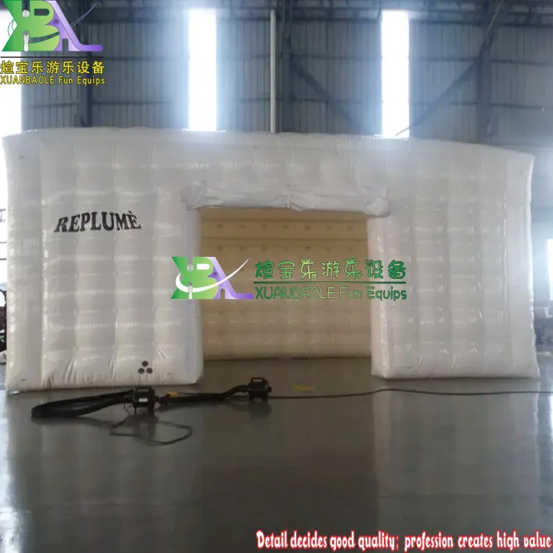 Custom Made Small Inflatable Party / Event / Wedding Outdoor Tent With LED, Airtight Tent, Marquee Giant Storage Tent