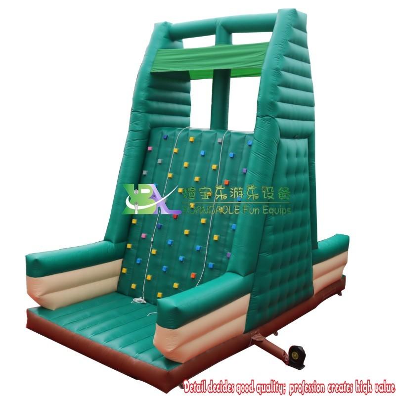 Factory Amusement Park Inflatable Rock Climbing Wall Games, Double Sides Inflatable trampoline inflatable rock climbing wall