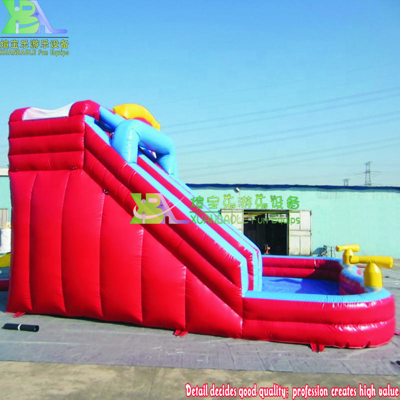 Summer Colorful inflatable double Lanes water slide wet Pool Slide bouncer Inflatable Water Slides For kids and adults