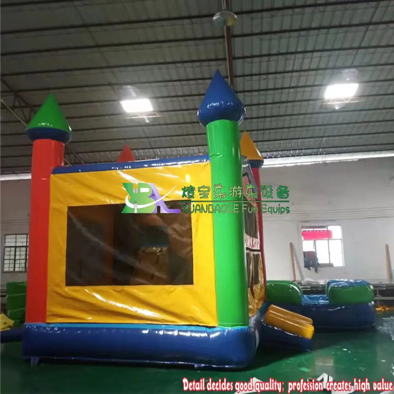 Commercial Kids Inflatable Water Wet Dry Combo Bouncer Castle With Pool With Logo / Banner Printing