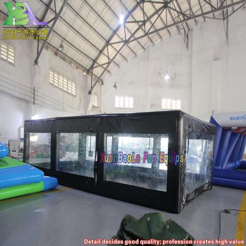 Transparent Inflatable Car Garage Storage Shelter Tent For Vehicle Sedan Show
