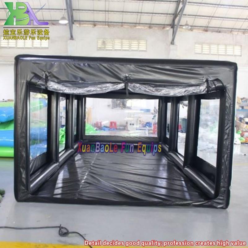 Transparent Inflatable Car Garage Storage Shelter Tent For Vehicle Sedan Show