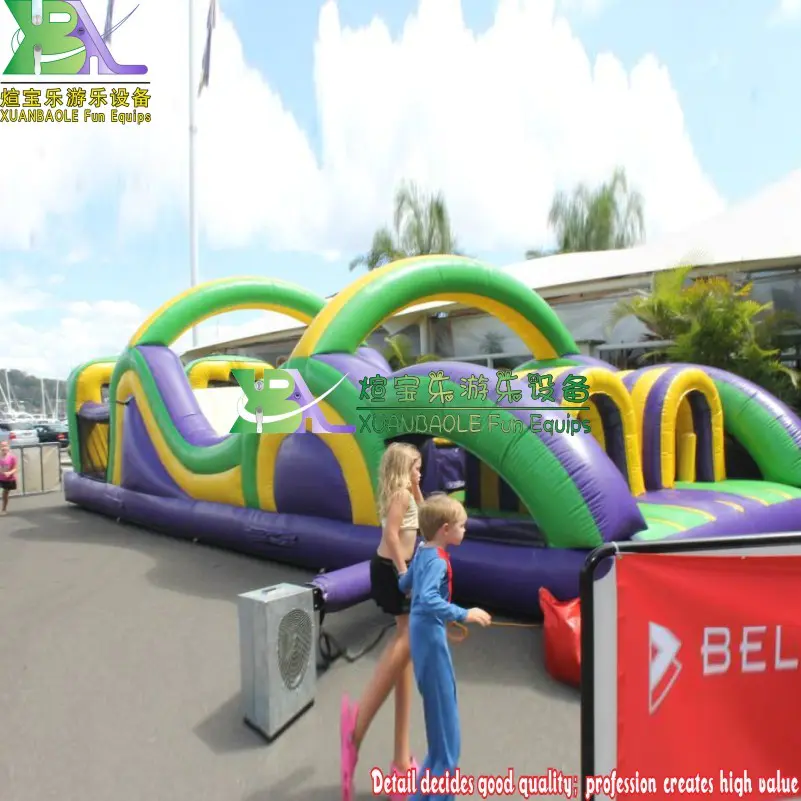 Sport Inflatable Carnival Games Inflatable Challenge Race Obstacle Course For Adults And Kids