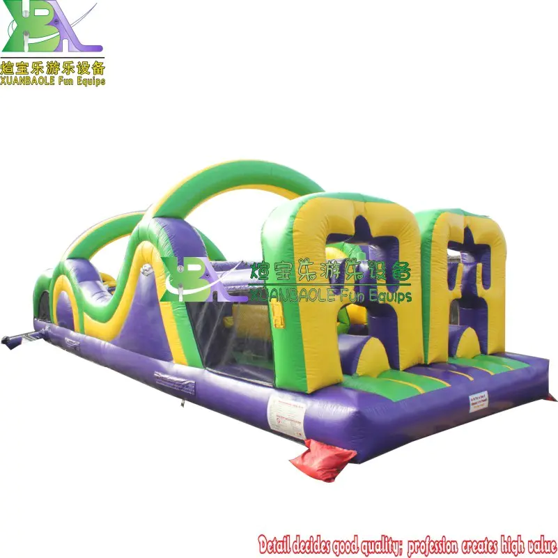 Sport Inflatable Carnival Games Inflatable Challenge Race Obstacle Course For Adults And Kids