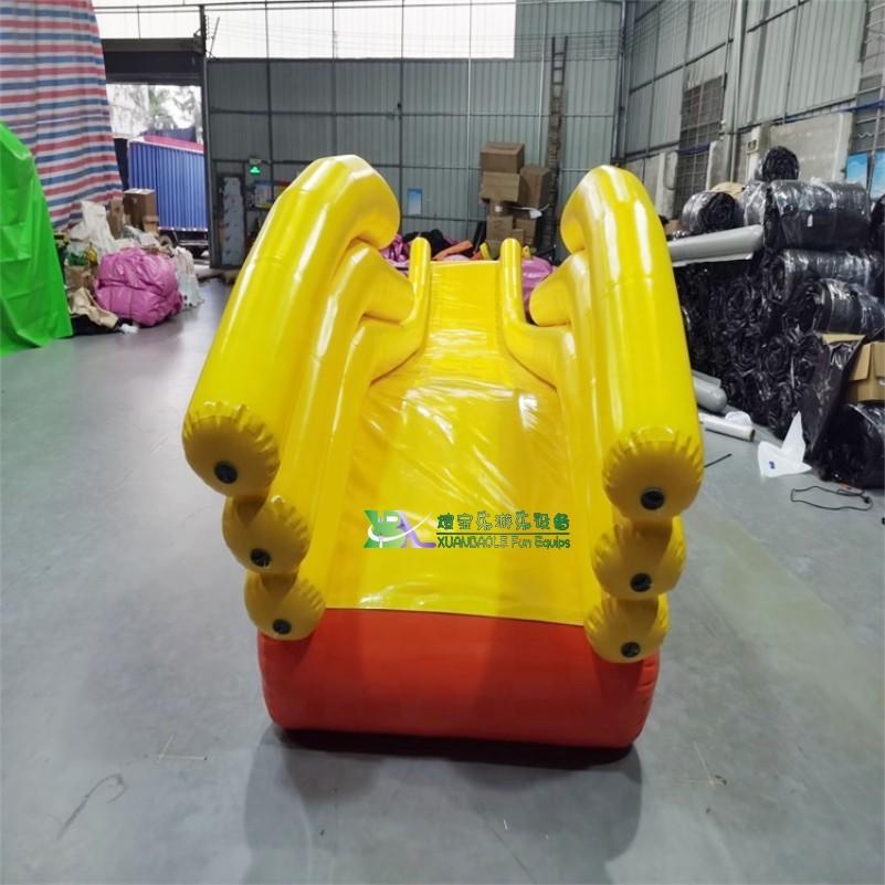 Guangzhou DWF Inflatable Water Slide For Yacht Boat Inflatable Yacht Water Game Freefall waterslide Dock Bouncy Slide