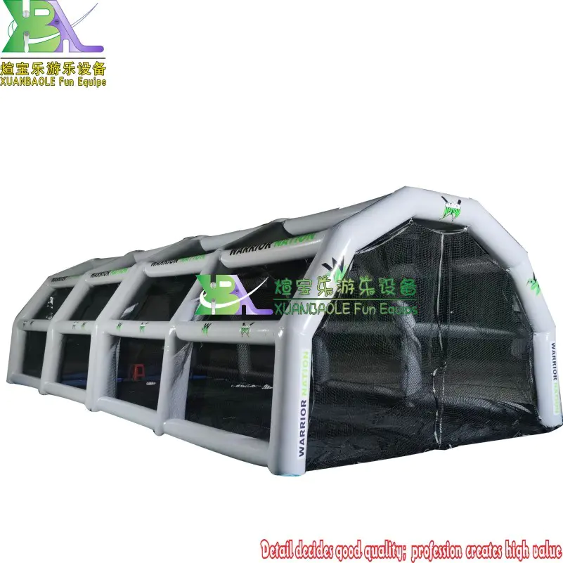 Outdoor Speed Kick Training Inflatable Baseball Batting Cage, Inflatable Baseball Field/ Pitch Batting Cage For Sports