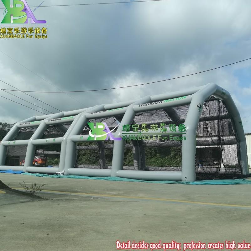 Outdoor Speed Kick Training Inflatable Baseball Batting Cage, Inflatable Baseball Field/ Pitch Batting Cage For Sports