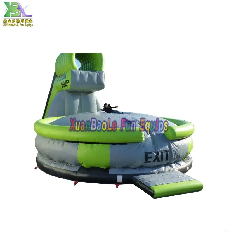 Inflatable BMX Stunt Airbag, inflatable jump platform with air bag/free fall inflatable stunt jumping mattress/ inflatable base jump