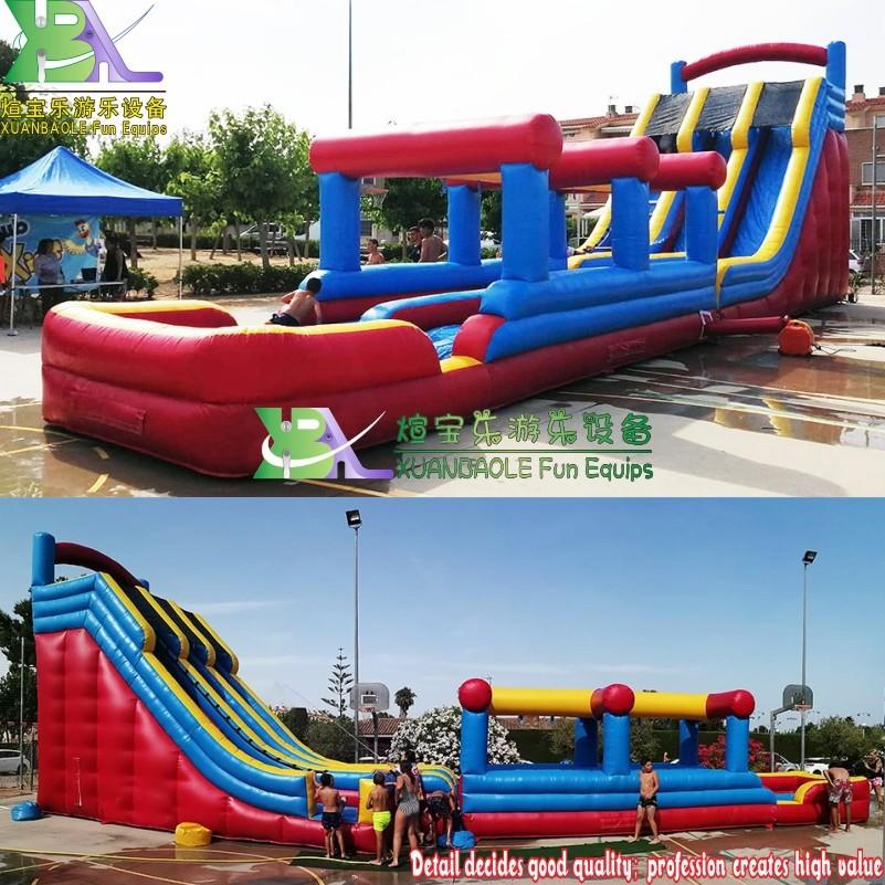 Amusement Park Inflatable Screamer Super Water Slide Adult Longest Inflatable Jumping Slip N Slide Lake Inflatable Water Slides