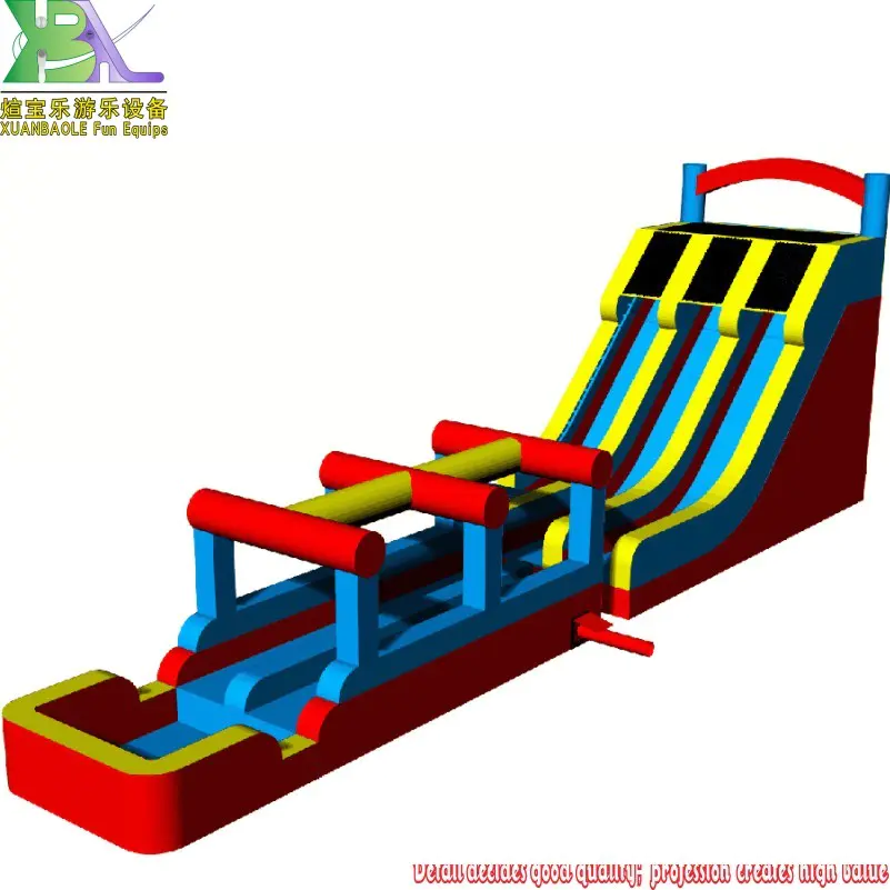 Amusement Park Inflatable Screamer Super Water Slide Adult Longest Inflatable Jumping Slip N Slide Lake Inflatable Water Slides