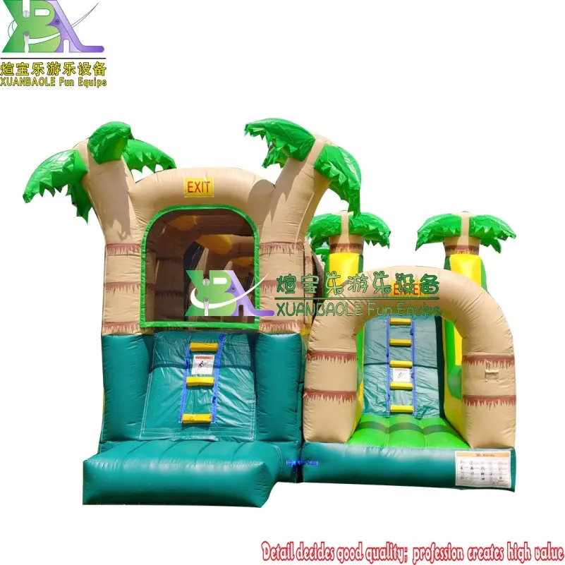 Hop N' Rock Tropical Obstacle Course For Kids Outdoor Energy Challenge Interactive Game Entertainment Or Event, Commercial