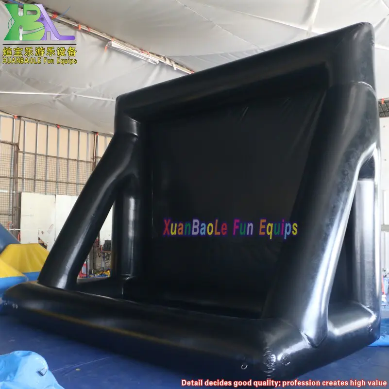 Airtight Outdoor Inflatable Projector Cinema Movie Screen Portable Theater Rear Projection Movie Screen For Backyard