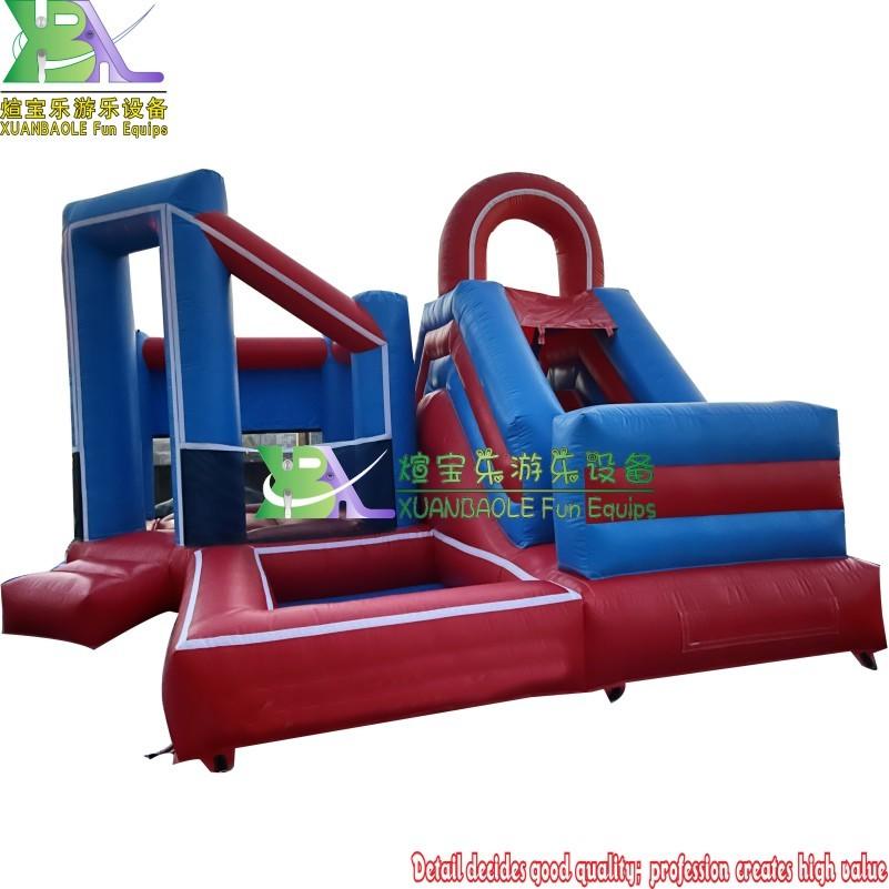 Classic Moonwalk Jumper Inflatable Bouncy Bounce House Inflatable Castle Slide Combo With Pool