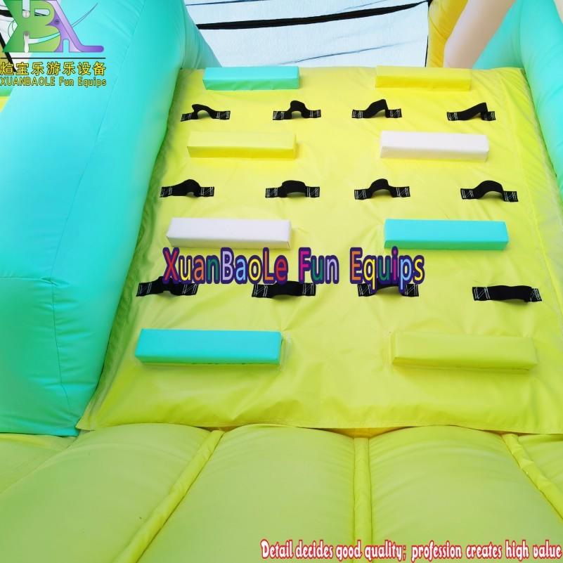 Inflatables Custom Mini Home Party Inflatable kids obstacle course children adventure bouncy Slide challenge course