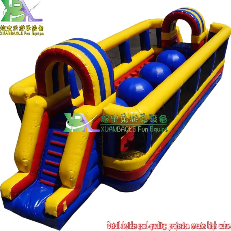 Popular Inflatable Wipeout Big Baller/ Wipeout Inflatable Obstacle Course/ Big Baller Interactive Inflatable wipeout Game