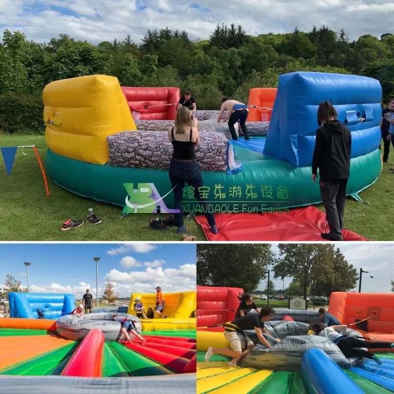 Interactive Hungry Hippos Chow Down Inflatable Game/ Bungee Sport Game Inflatable Hungry Hippo With Free Balls