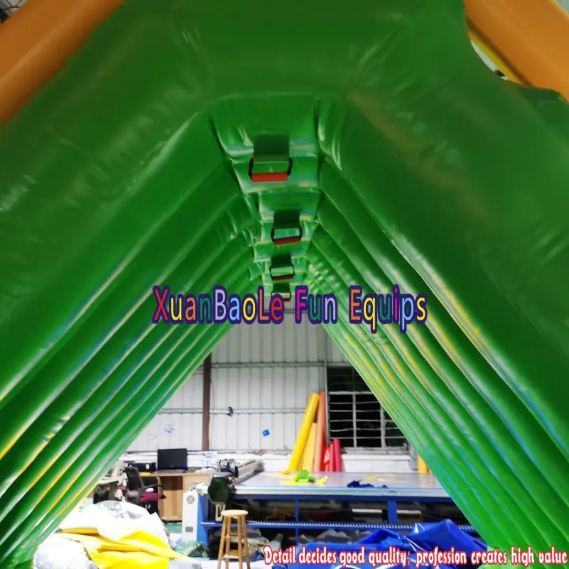 Water Obstacle Course Inflatable Floating Island Giant Inflatable Water Slide For Adult inflatable water park slide