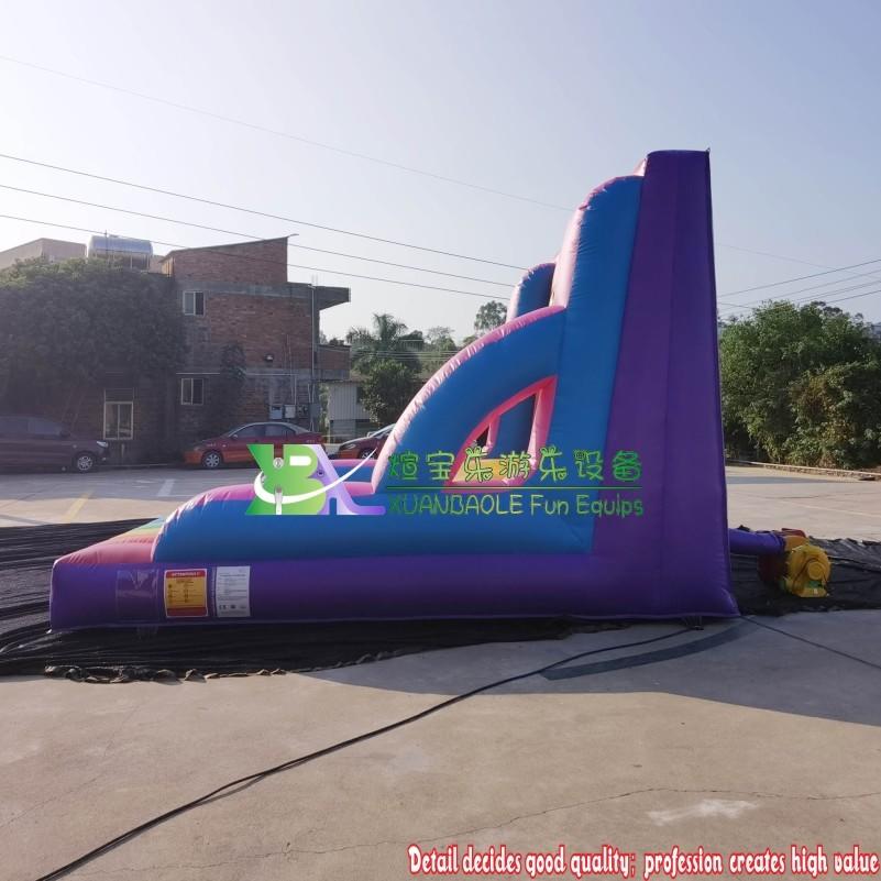 Commercial Standard Rainbow Inflatable Sticky Velcro Wall Games For Party, Jump Inflatable Fly Sticky Wall With Suits