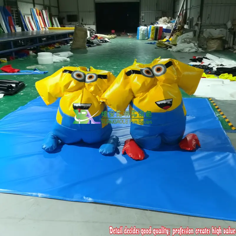 Cartoon Design Inflatable Sumo Wrestling Suits For Sport Game, Inflatable Fat Costume