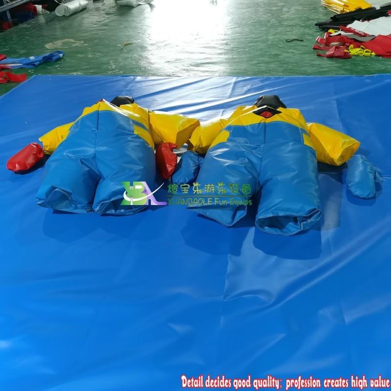Cartoon Design Inflatable Sumo Wrestling Suits For Sport Game, Inflatable Fat Costume