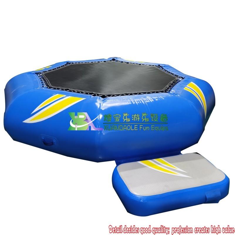 3m dia Inflatable Kids Water Trampoline Home Garden Pool Swim Platform Water Inflatable Bouncer
