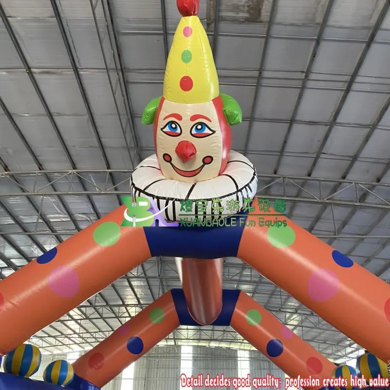 Colorful clown joker bouncy castle /bounce house/inflatable castle