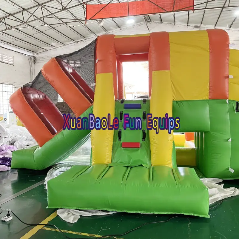 Kids Backyard Inflatable Big Splash Dual Water Slide Bounce House Pool Water Park