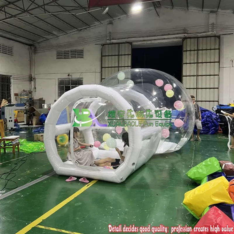 3M Top Bouncing Transparent Wedding Balloon Bubble House Inflatable Clear Dome For Party Tent