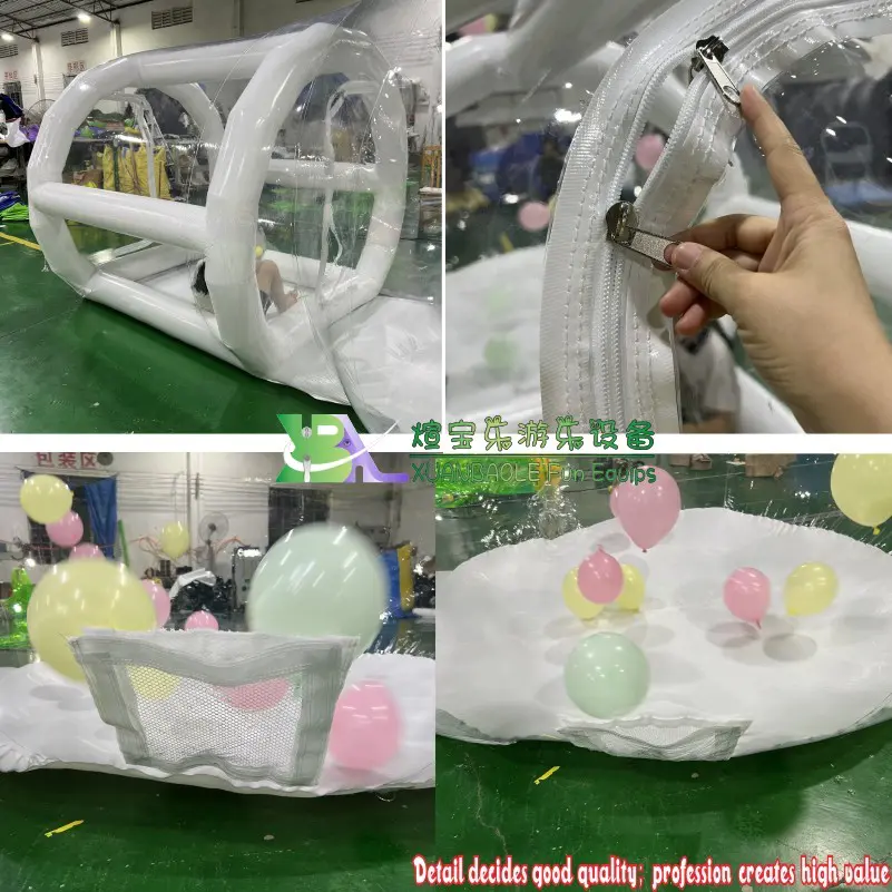 3M Top Bouncing Transparent Wedding Balloon Bubble House Inflatable Clear Dome For Party Tent