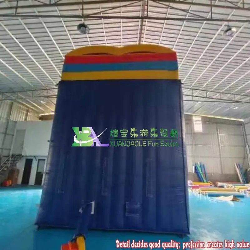 Double Lane Inflatable Dry Slide , Beautiful Colorful Huge Blow Up Bouncy Wave Slide