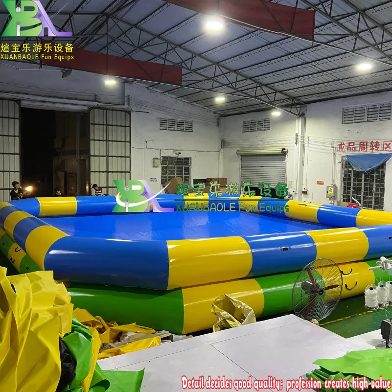 Amusement Park Inflatable Pool PVC Swimming Pool with Different Shape and Size Customized