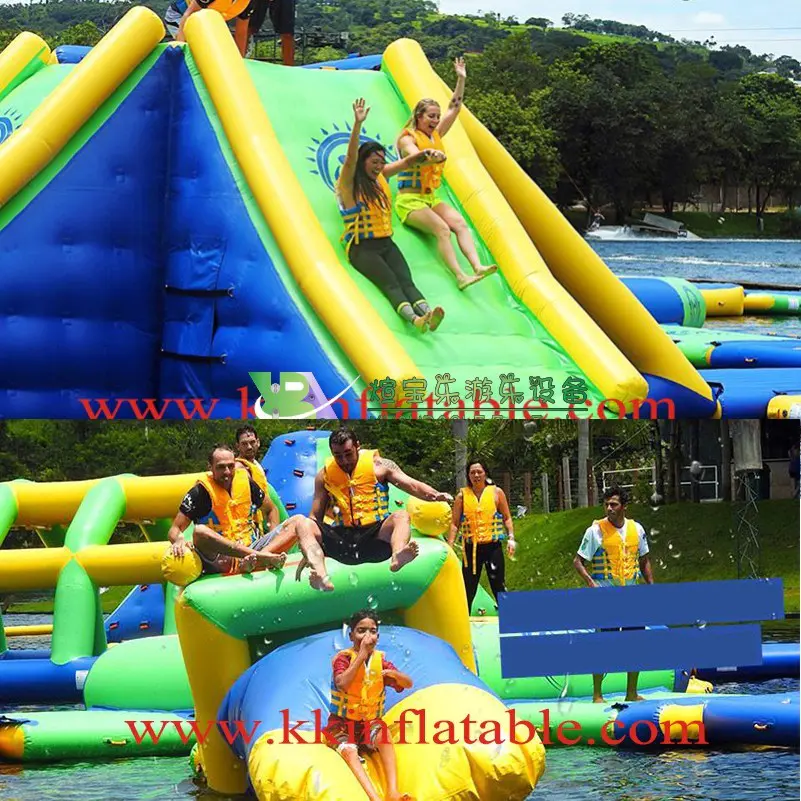 Water park inflatable floating game project
