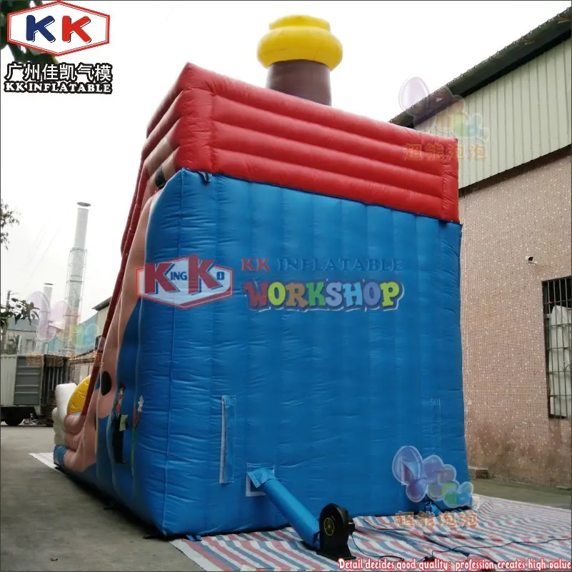 Outdoor Commercial Jumping Castle Combo Inflatable Dry Slide for Kids and Adults