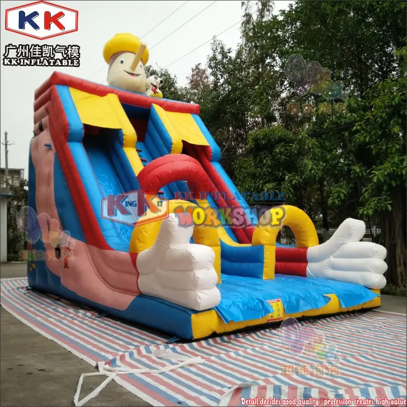 Outdoor Commercial Jumping Castle Combo Inflatable Dry Slide for Kids and Adults