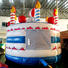 indoor blow cake moonwalk bouncers KK INFLATABLE manufacture