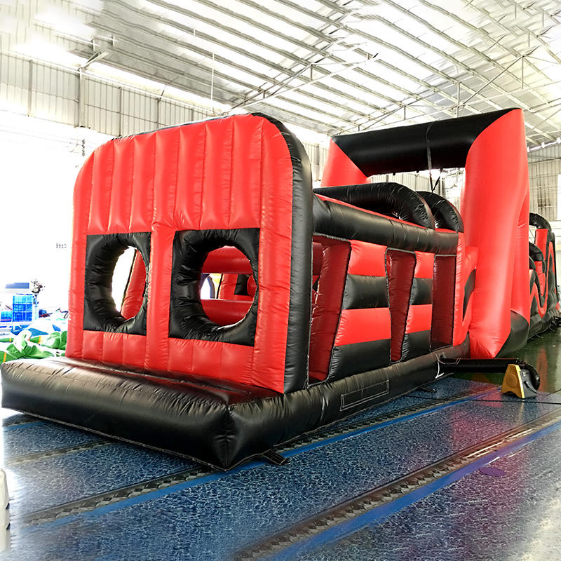20m Long Radical Run inflatable obstacle course sport games for party rental