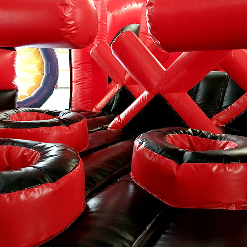 20m Long Radical Run inflatable obstacle course sport games for party rental