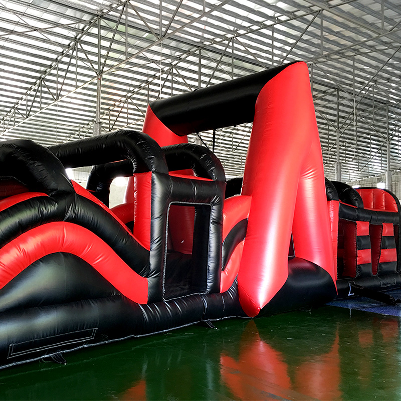 20m Long Radical Run inflatable obstacle course sport games for party rental