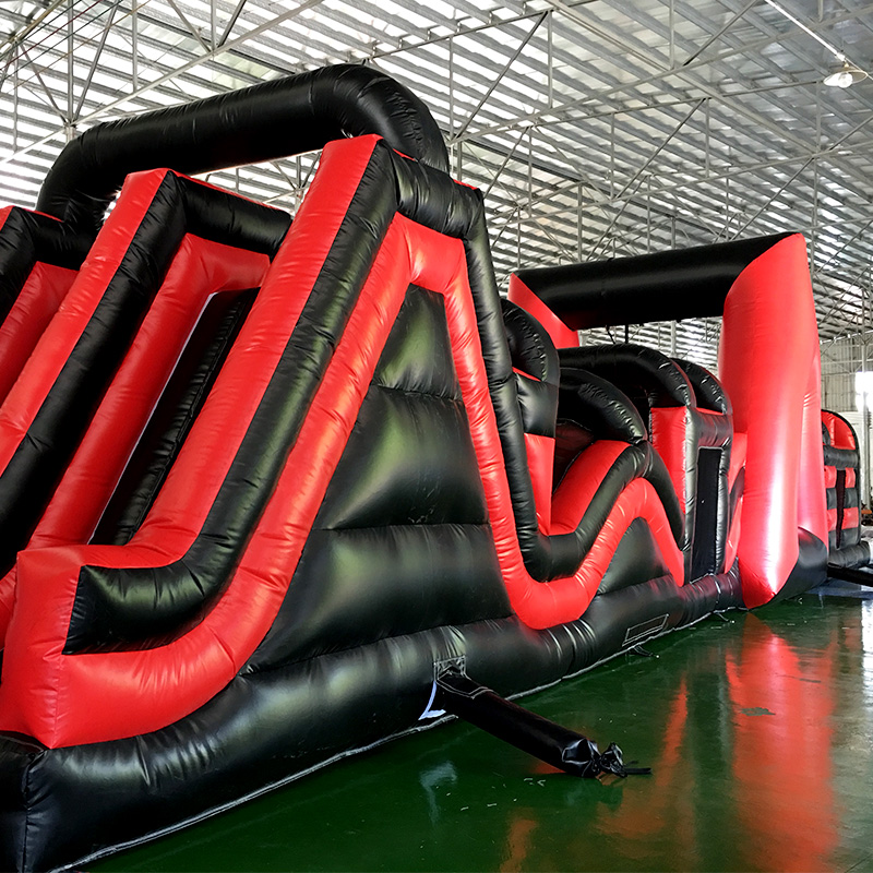 20m Long Radical Run inflatable obstacle course sport games for party rental